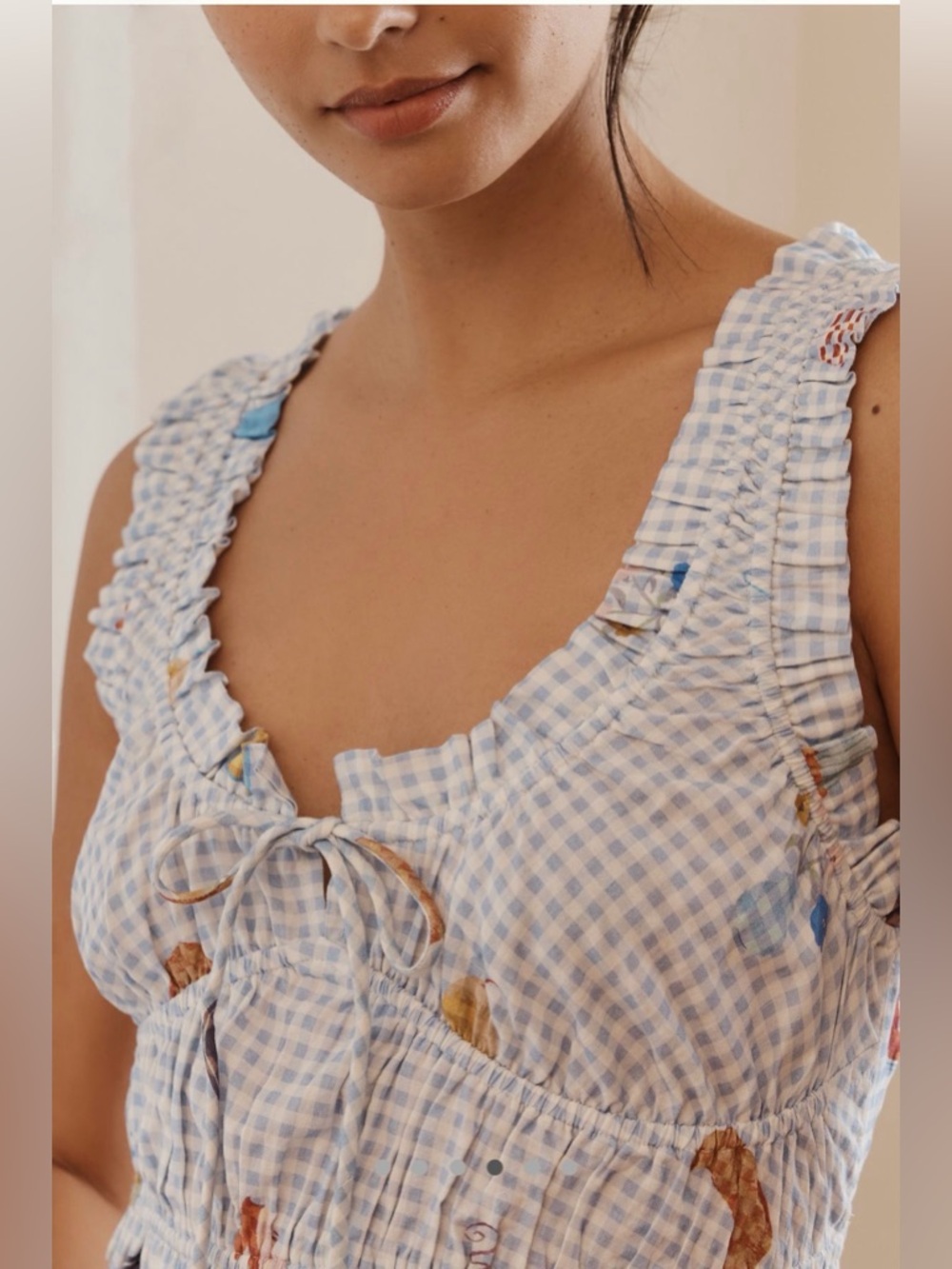 Anthropologie Anthropologie Ruched Scoop-Neck Tank NWT - Picture 3 of 5